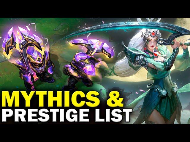 Prestige, Mythic Skins & Shop Rotation 2024 - League of Legends