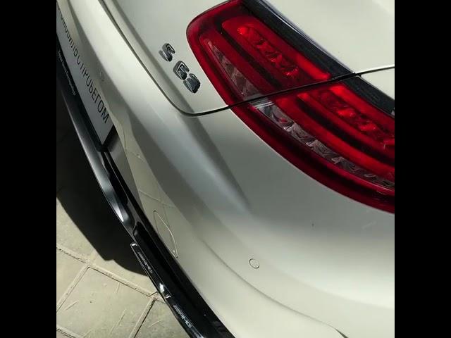 Mercedes S63 AMG exhaust sound