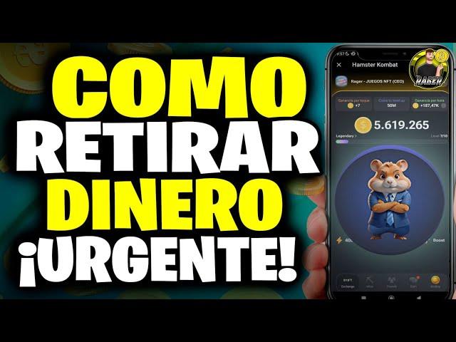  COMO RETIRAR DINERO DE HAMSTER KOMBAT  HAZ ESTO URGENTEMENTE  COMBO + PALABRA  HAMSTER KOMBAT