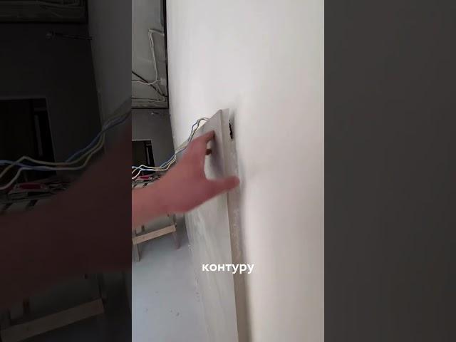 АКЦЕНТНОЕ РЕШЕНИЕ зоны гостиной панель за ТВ из керамогранита #современныйдизайн #ремонт #дизайн