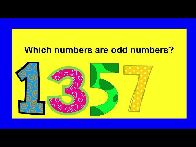 Even and Odd Numbers SONG!!  Learn by Singing!