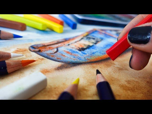 How to Paint with Inktense Blocks + Pencils
