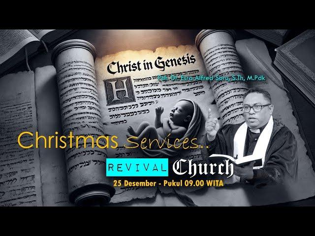 PDT.DR. ESRA ALFRED SORU: "CHRIST IN GENESIS"