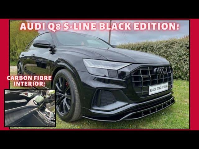 Audi Q8 S-line Black Edition MODS! - Changing interior to CARBON FIBRE - Hydro Dipping Carbon Fibre