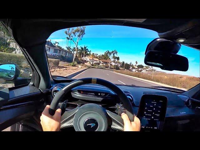 McLaren Senna POV Test Drive (3D Audio)(ASMR)