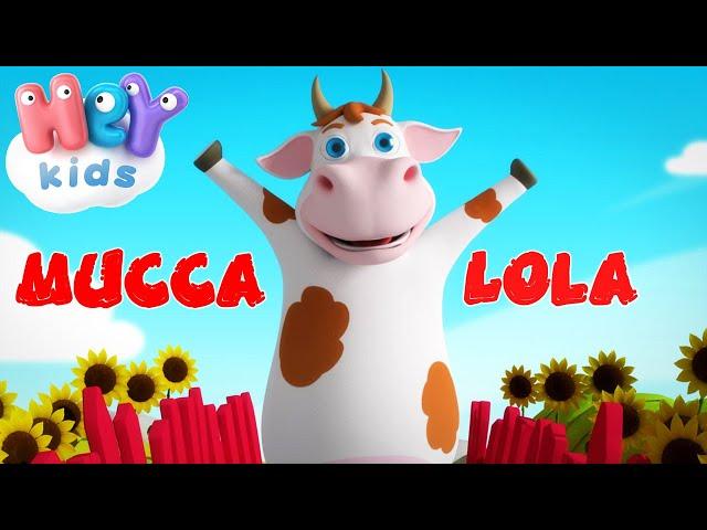 La Mucca Lola | Cartoni animati e canzoni per bambini - HeyKids Italiano