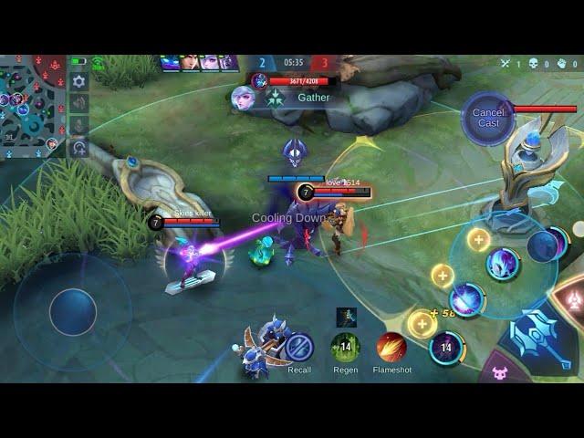 MLBB Zhask Godlike achieve 30 MVP funny played #gv channel