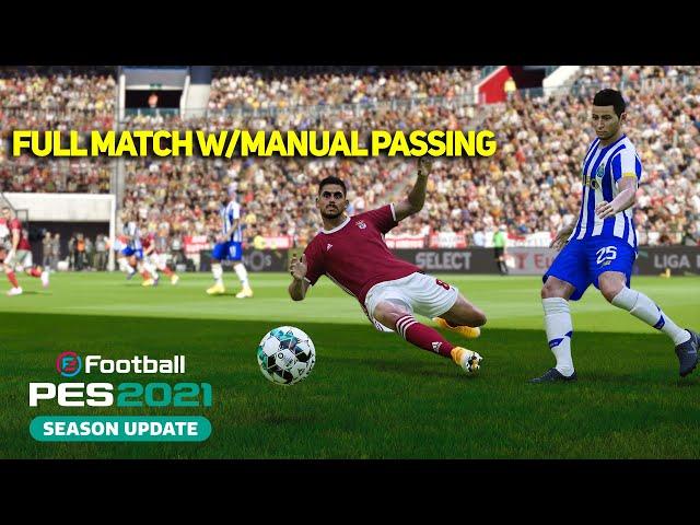 PES 2021 Full Match On Manual Passing! The Manual Progression Starts Today!