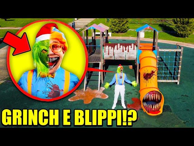 BLIPPI EXE SI È TRASFORMATO NEL GRINCH?! SE LO VEDI SCAPPA! (Ripreso col Drone)