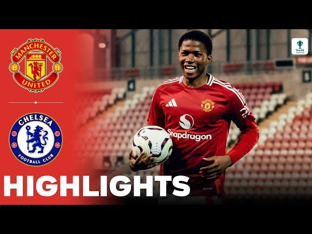 Manchester United vs Chelsea | Hattrick Chido Obi Martin | Highlights | U18 FA Youth Cup 12-02-2025