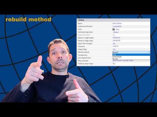 TBC   Surface Rebuild Method in Trimble Business Center