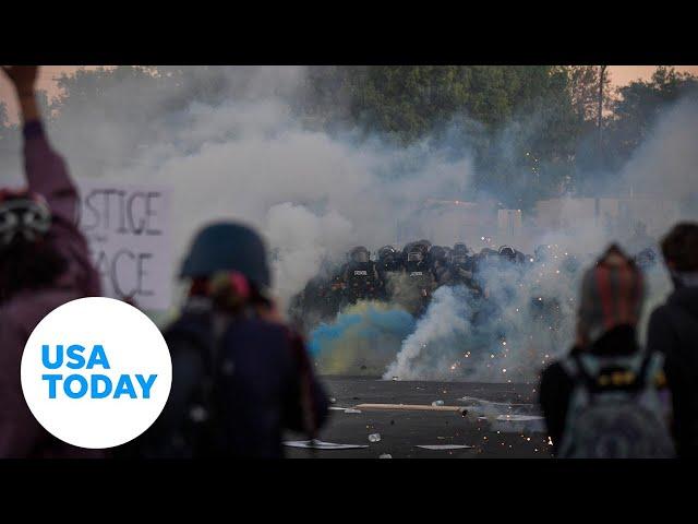 George Floyd protests take varying turns | USA TODAY