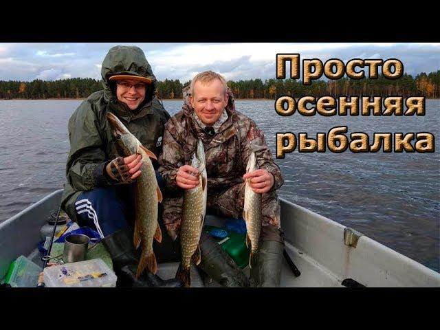 Such fishing is a fisherman's dream! October pike fishing.