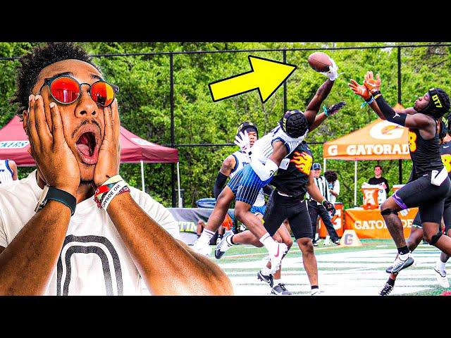 HE MADE THE CRAZIEST GAME WINNING CATCH EVER .. (MY 7ON7 TEAM)