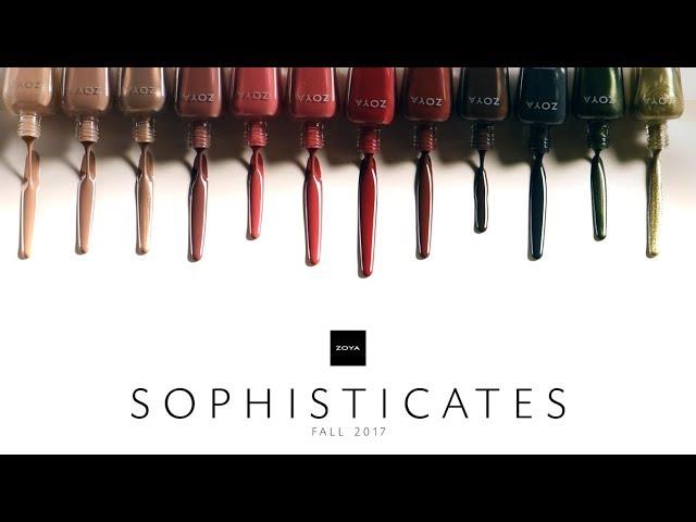 Zoya Nail Polish: Sophisticates - Fall 2017