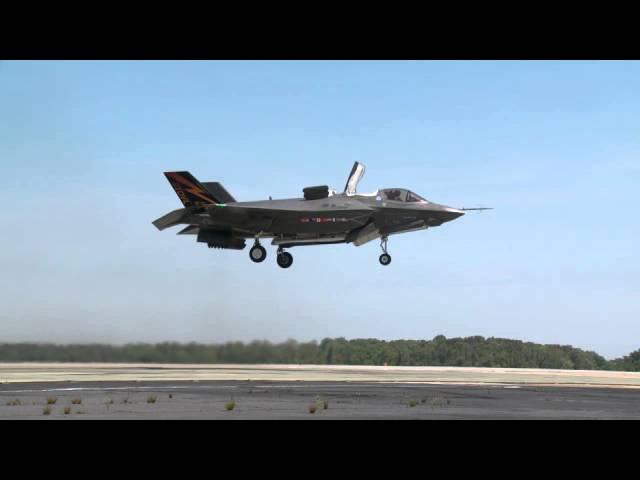 First F-35B Vertical Takeoff Test