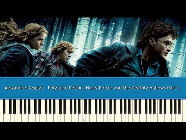 Polyjuice Potion - Piano Cover/Tutorial (Harry Potter and the Deathly Hallows Part I)