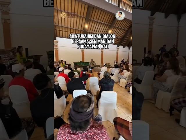 Silaturahim dan berdialog dengan perwakilan seniman dan budayawan Bali