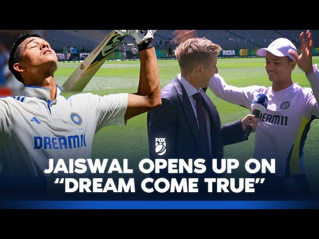 Young Superstar Jaiswal opens up on "dream" innings in Australia | Fox Cricket