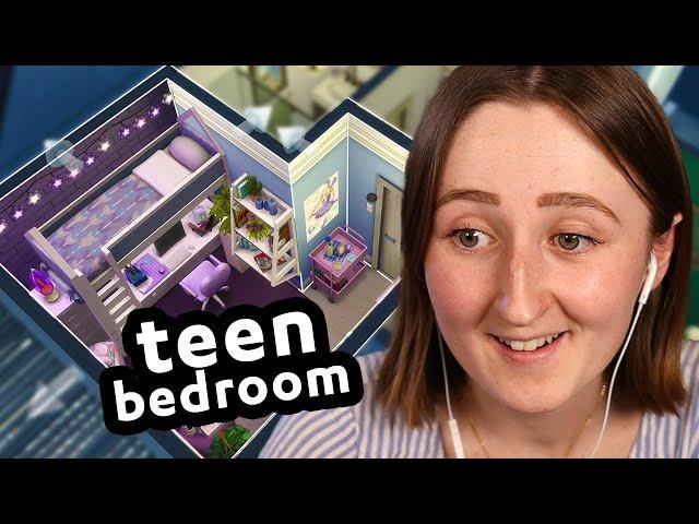 i tried decorating the TINIEST bedroom possible in the sims