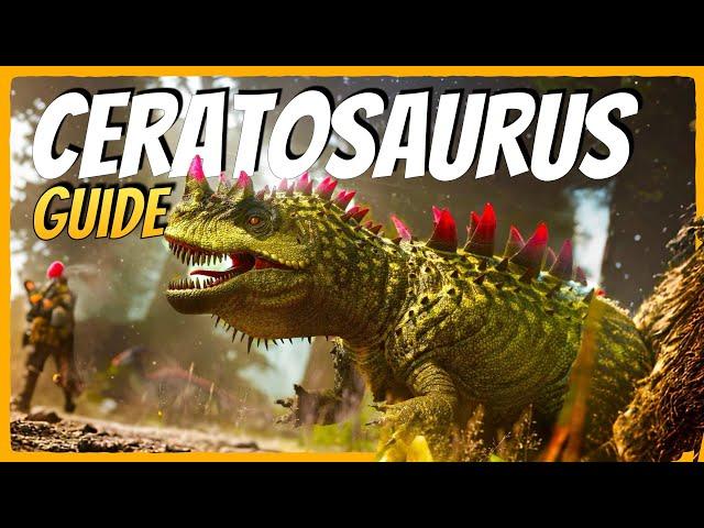 Ceratosaurus Guide: Spawn, Taming, Eigenschaften | ARK Survival Ascended