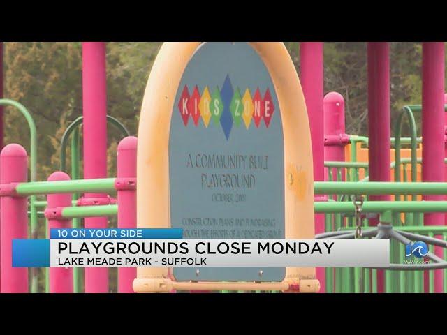 Kid Zone Playground at Lake Meade Park to close temporarily for construction