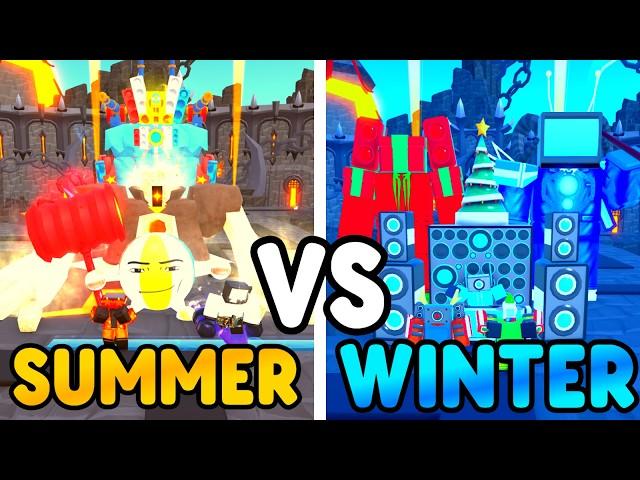 SUMMER VS WINTER UNITS (Toilet Tower Defense)