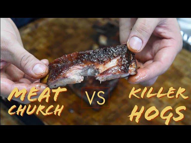 MEAT CHURCH VS. KILLER HOGS | Pork Rib Throwdown | Gulf Coast Smoke