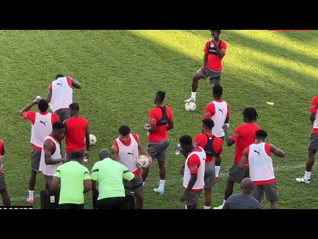 BLACK STARS FINAL TRAINING SESSION AHEAD OF NIGER CLASH - KUDUS, MANAF, SIMPSON & ALL