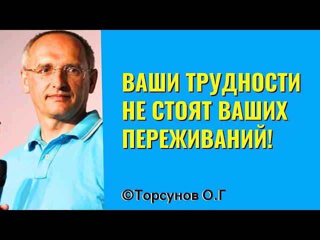 Ваши трудности не стоят ваших переживаний! Торсунов лекции