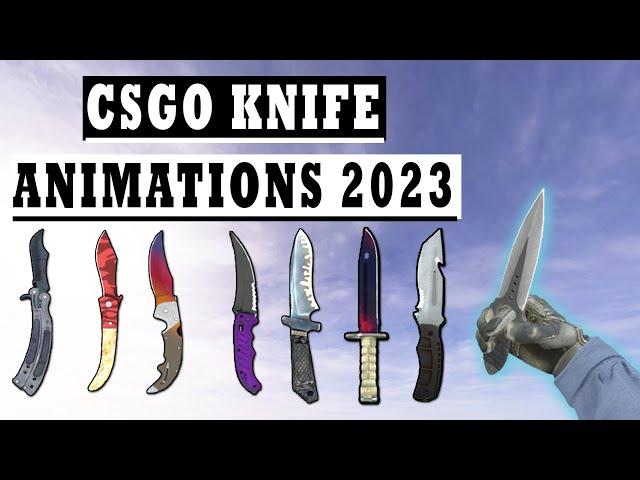 CSGO All Knives Skins And Rare Animations