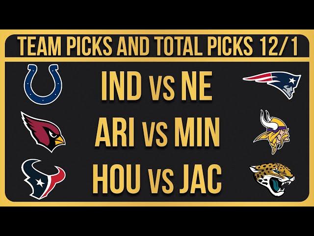 NFL Picks Today 12/1/24 NFL Week 13 Picks and Predictions