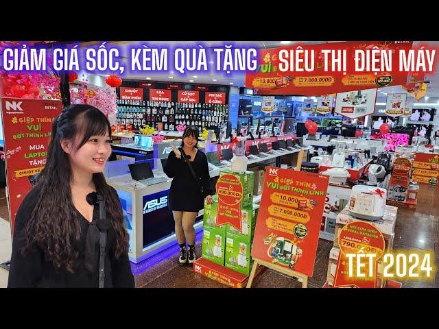 Ngỡ Ngàng Siêu Thị ĐIỆN MÁY NGUYỄN KIM Giảm Giá Sốc 60% Dịp Tết 2024