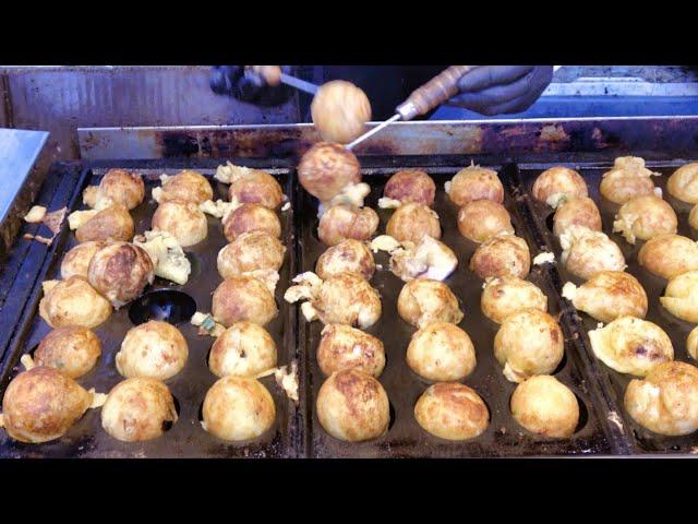 Amazing Speed! Korea No.1 Octopus Bread, Takoyaki  Master / Korean Street Food