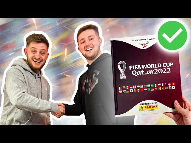 I SWAPPED to *COMPLETE* my PANINI WORLD CUP 2022 STICKER ALBUM!! (100% COMPLETED!!)