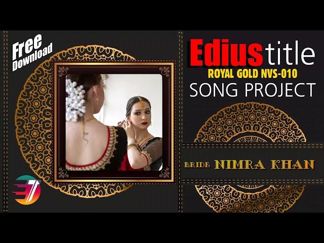 Edius Song Project 2023 Free Download | Latest Edius Title Song Project | Premium Edition NVS-10