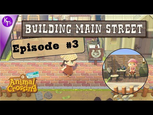 Creating the Main Street of Town for My Wild West Themed Island | ACNH