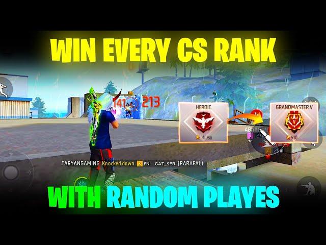 How To Win Every CS Rank With Random Players | Clash Squad Ranked Tips and Tricks | Free Fire