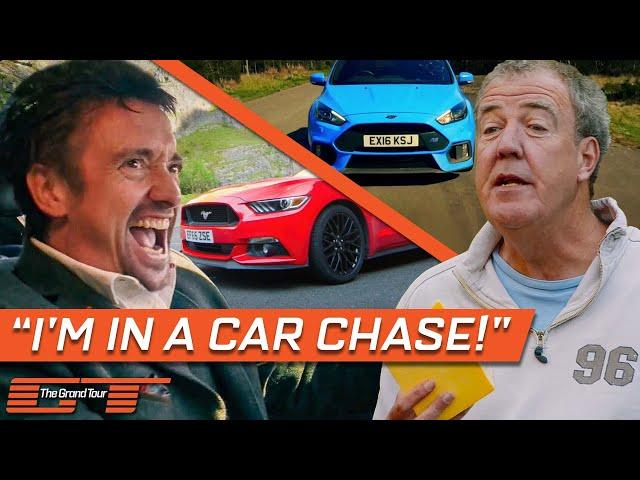 Jeremy Clarkson VS Richard Hammond: The Mustang VS The Ford Focus | The Grand Tour