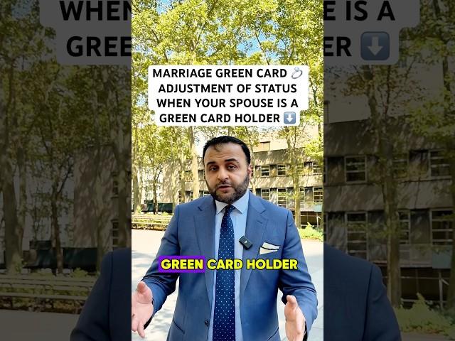 If you get married to a #greencard holder in the U.S, follow these steps to stay & get a Green Card.