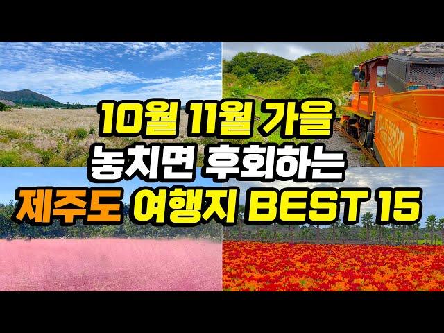 10월 11월 가을 제주도여행 1박2일 2박3일 코스 BEST 15 | 꼭 가봐야 하는 제주 동쪽 서쪽 서귀포 코스