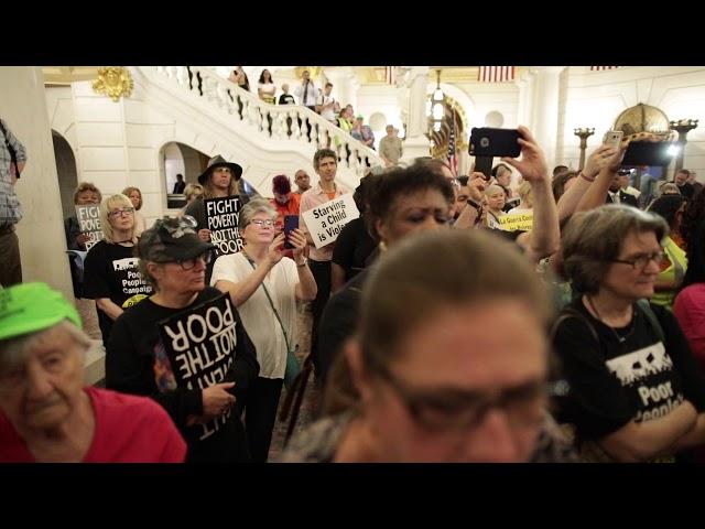 Arrests at Poor People's Campaign rally inside Pa. Capitol