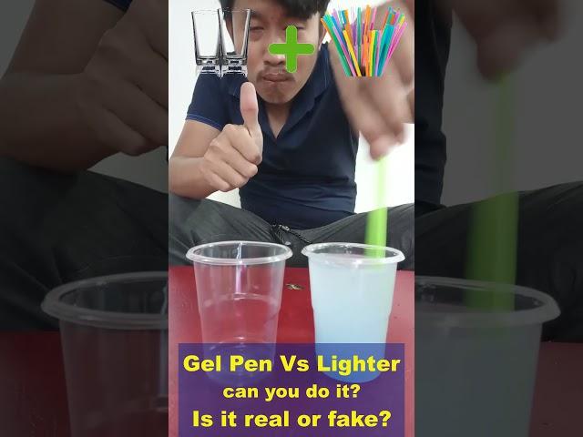 real or fake testing | transfer water to another | simple experiment || #funny #experiment #shorts