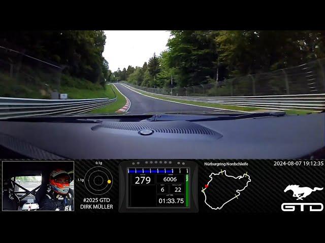 Ford Mustang® GTD: Full Sub-7-Minute Nürburgring Lap