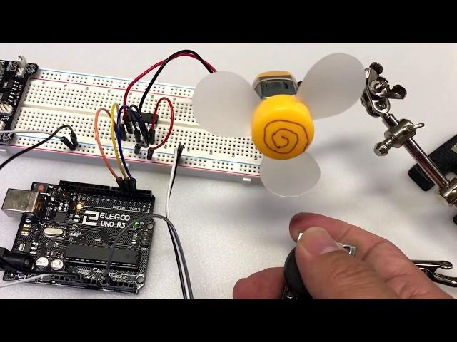 Joystick control DC motor use Arduino
