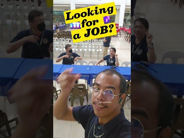 Looking for a job? Then PESO is here with Kuya Potato