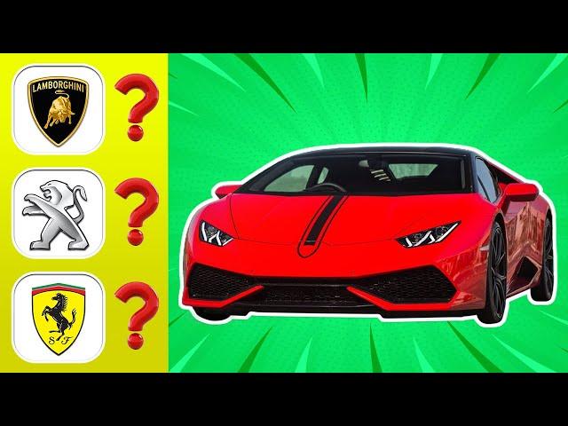 Guess The Car Brand By Car  | Most Famous Car Logo Quiz 