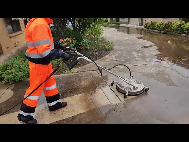 How To: Pressure Washing Of Filthy Driveway Cleaning And Restoration | IvoryCleaningServices.com.au