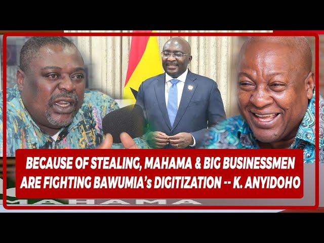 Because Of Stealing Mahama & Big Businessmen Are Fighting Bawumia's Digitization - K. Anyidoho