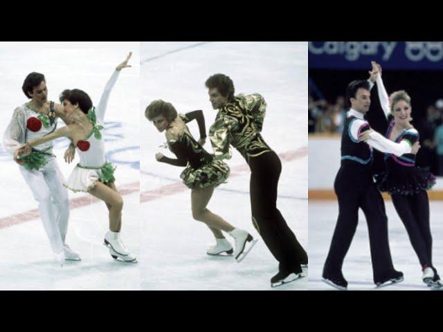1988 Calgary | Free Dance | Final group & medals | ,  ,  